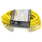 The Brush Man 50Ft Extension Cord, 12 Gauge, Power Indicator Lighted, 6PK EXT 50 12/3 LT